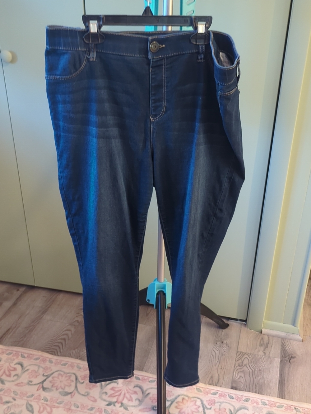 Wishful Park Women’s Skinny Jeans in Dark Indigo